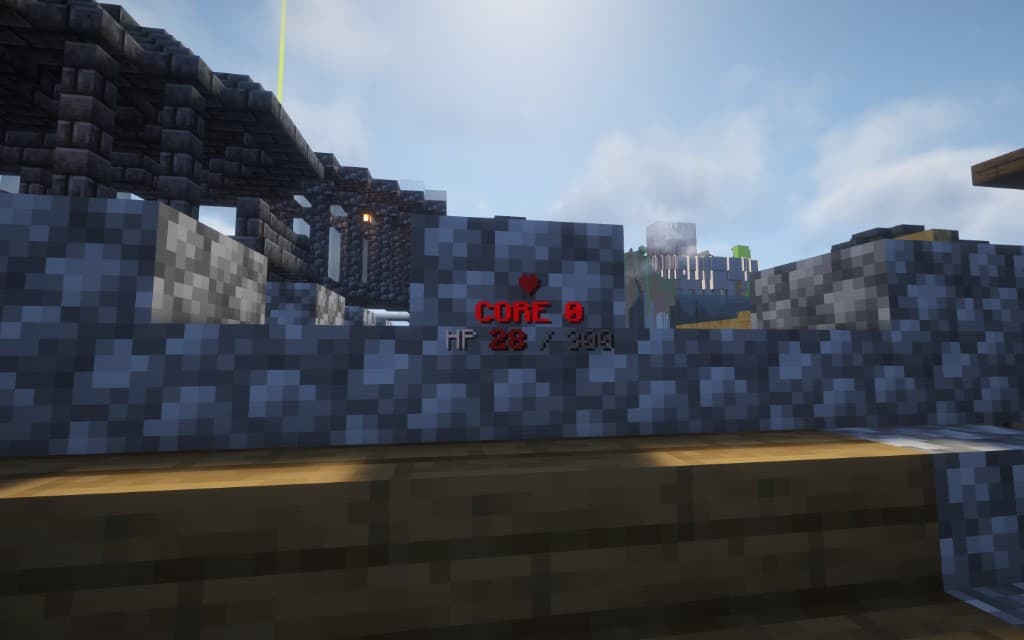 Starving claim — CORE 0 HP 28/300 after prolonged decay